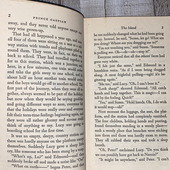 CS Lewis Prince Caspian paperback book vintage - Picture 7 of 10